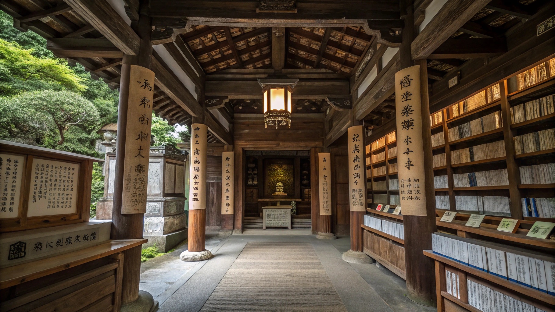 A view of The Whispering Archive Shrine - 2
