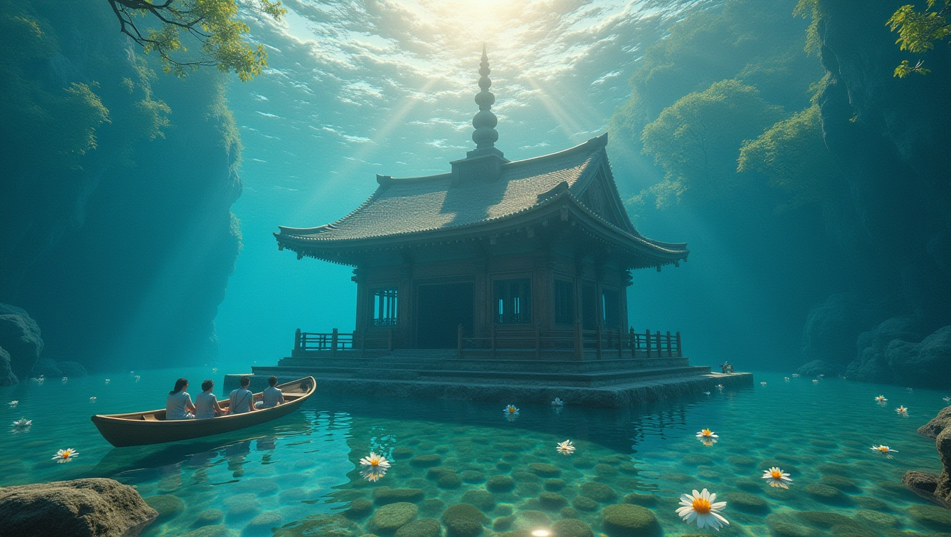 A view of The Sunken Shrine of Memory