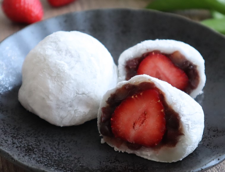 塩味あんこを使った大福