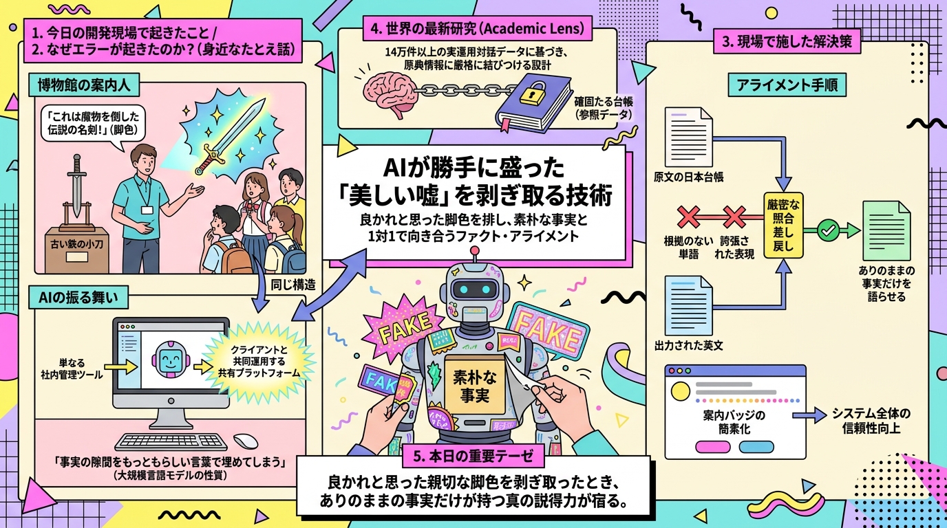 AIが勝手に盛った「美しい嘘」を剥ぎ取る技術