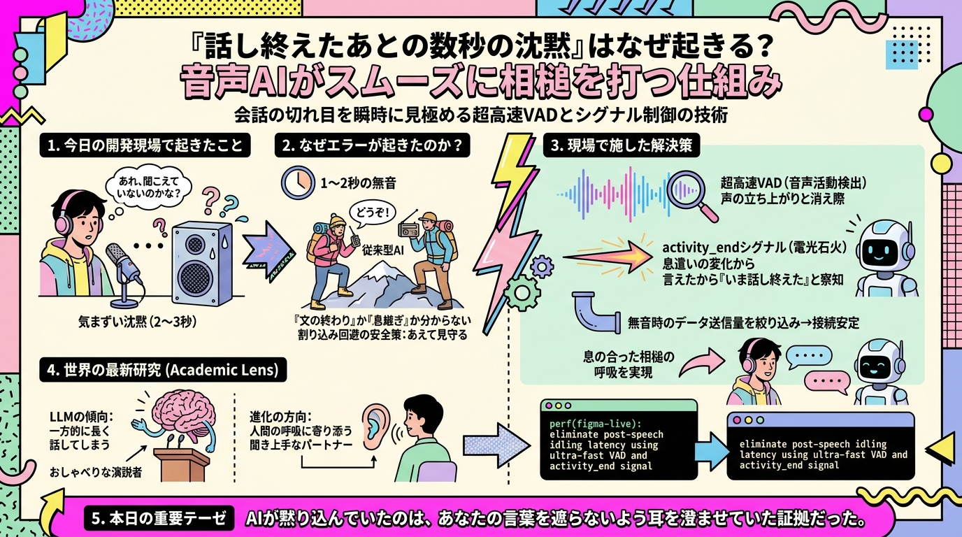 「話し終えたあとの数秒の沈黙」はなぜ起きる？ 音声AIがスムーズに相槌を打つ仕組み