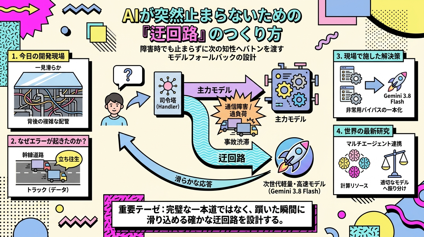 AIが突然止まらないための「迂回路」のつくり方