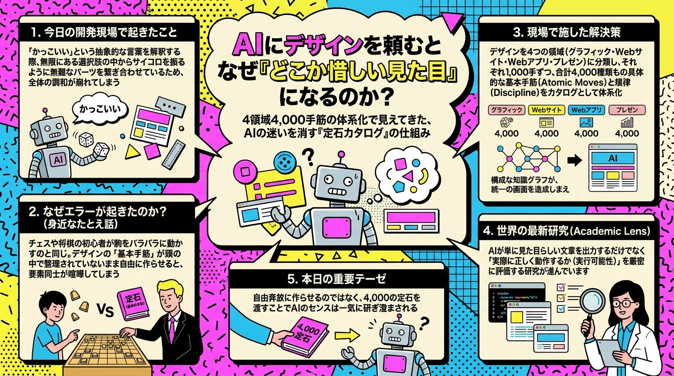 AIにデザインを頼むとなぜ「どこか惜しい見た目」になるのか？