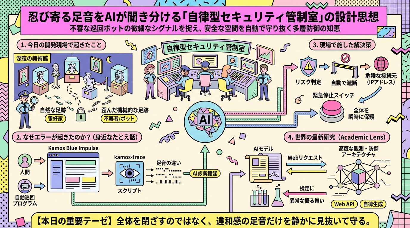 忍び寄る足音をAIが聞き分ける「自律型セキュリティ管制室」の設計思想