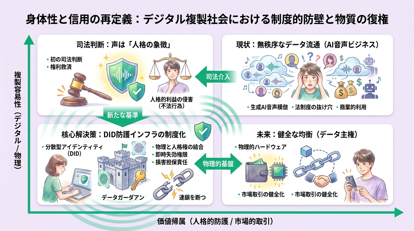 声は「人格の象徴」 司法が引いた生成AI時代の境界線