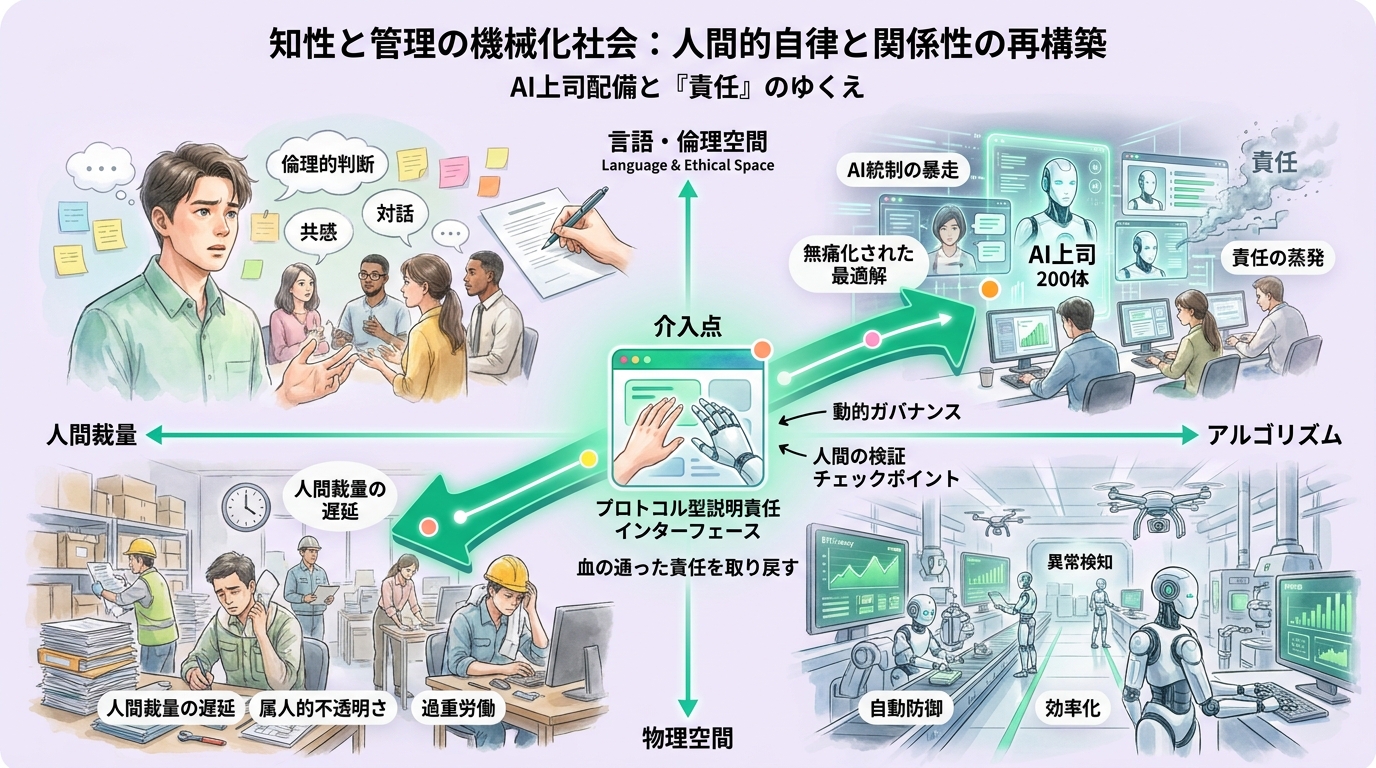 「AI上司」200体配備が映す組織の無痛化――効率の果てに蒸発する責任の輪郭