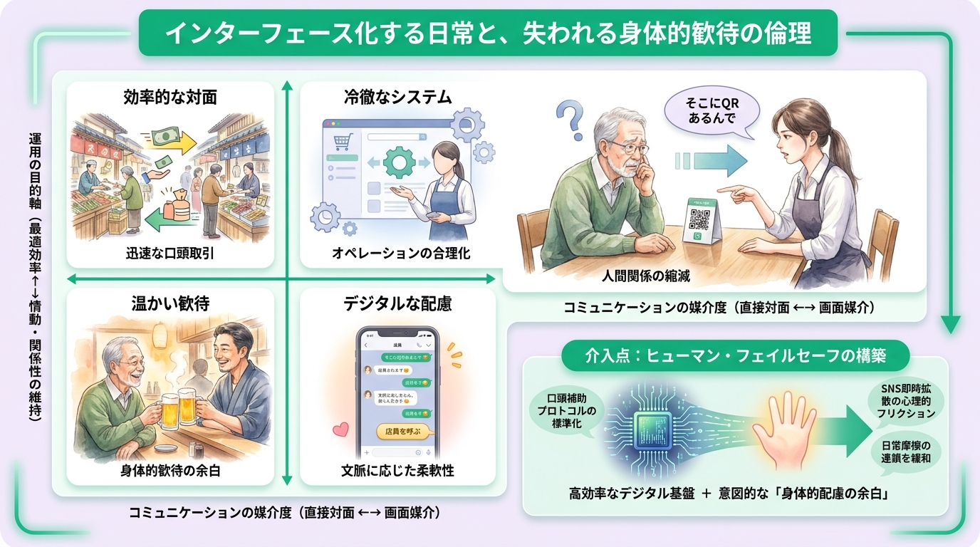 「そこにQRあるんで」が告げる対人関係の変容