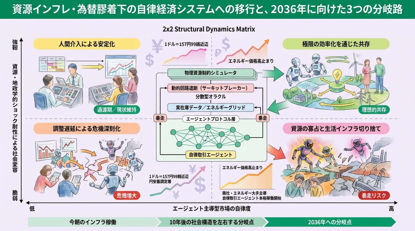 資源高と円安下のアルゴリズム調達、2036年への分岐点