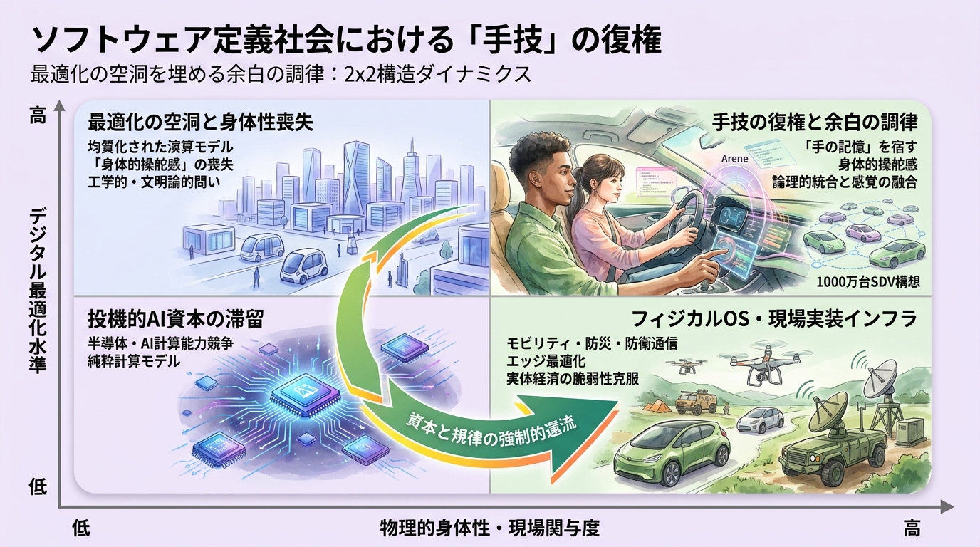 ソフトウェアが統べる車体に宿る「手の記憶」――トヨタ1000万台SDV構想と擦り合わせの命題