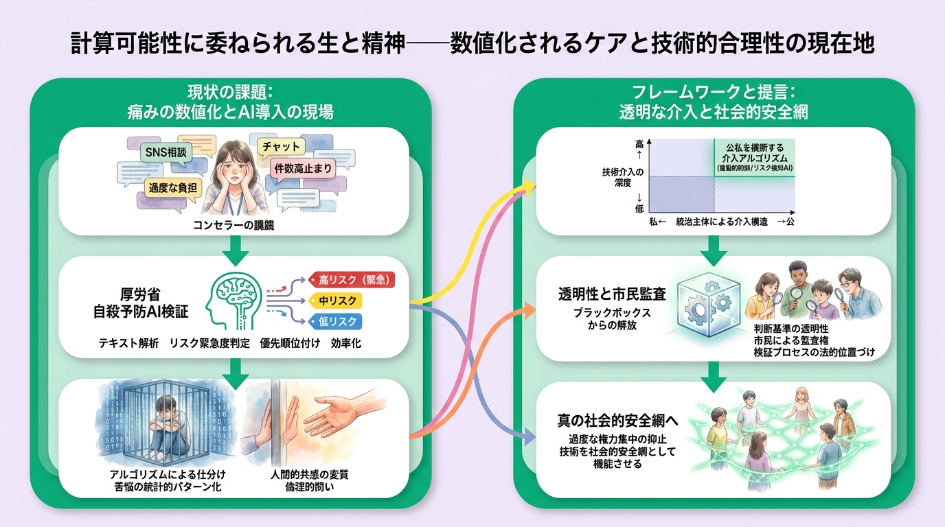 「痛みの数値化」が問う対話の本質　厚労省の自殺予防AI検証