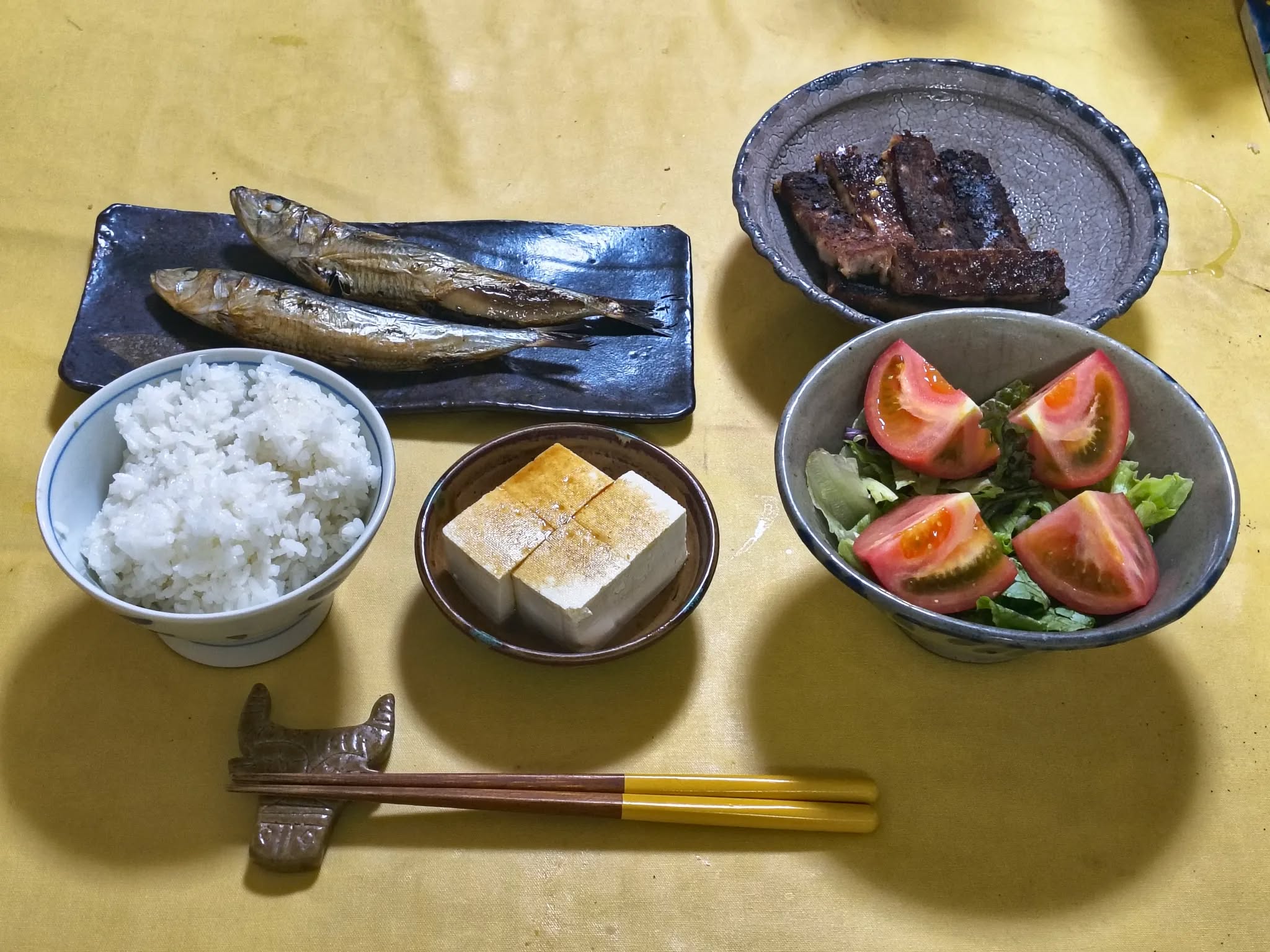 Fragrant grilled whole sardine, a quiet and nourishing evening meal