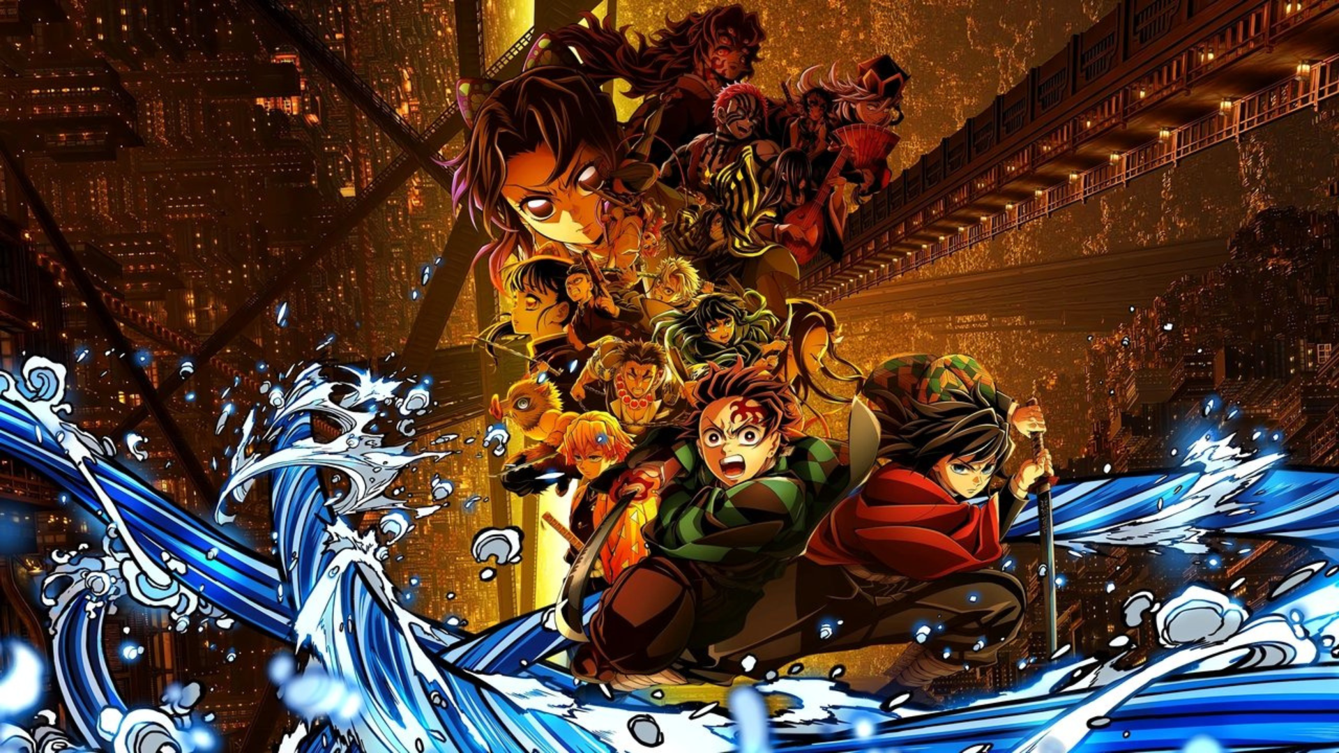Demon Slayer: Kimetsu no Yaiba Infinity Castle backdrop