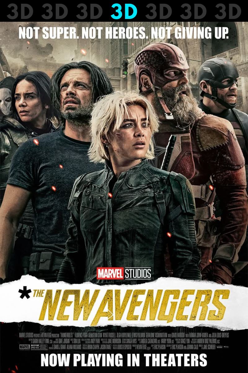 T̶h̶u̶n̶d̶e̶r̶b̶o̶l̶t̶s̶* | *The New Avengers (3D) poster