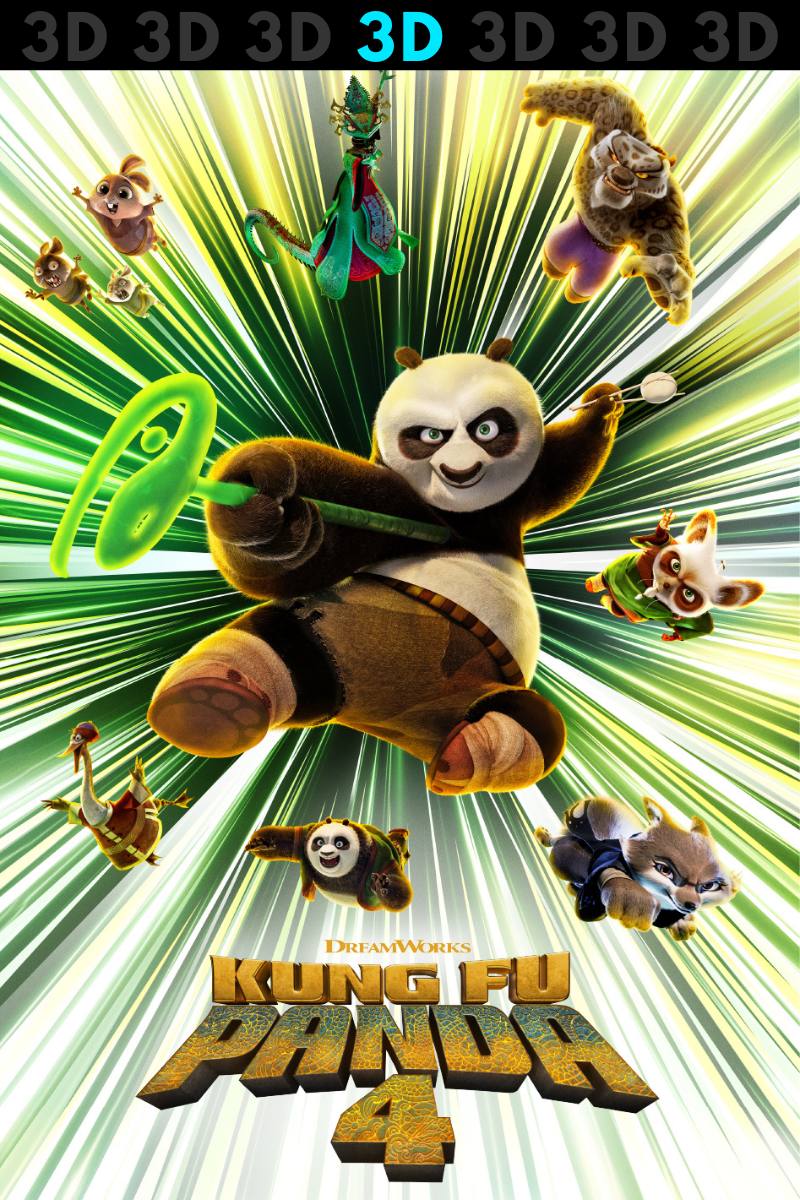 Kung Fu Panda 4 (3D) poster