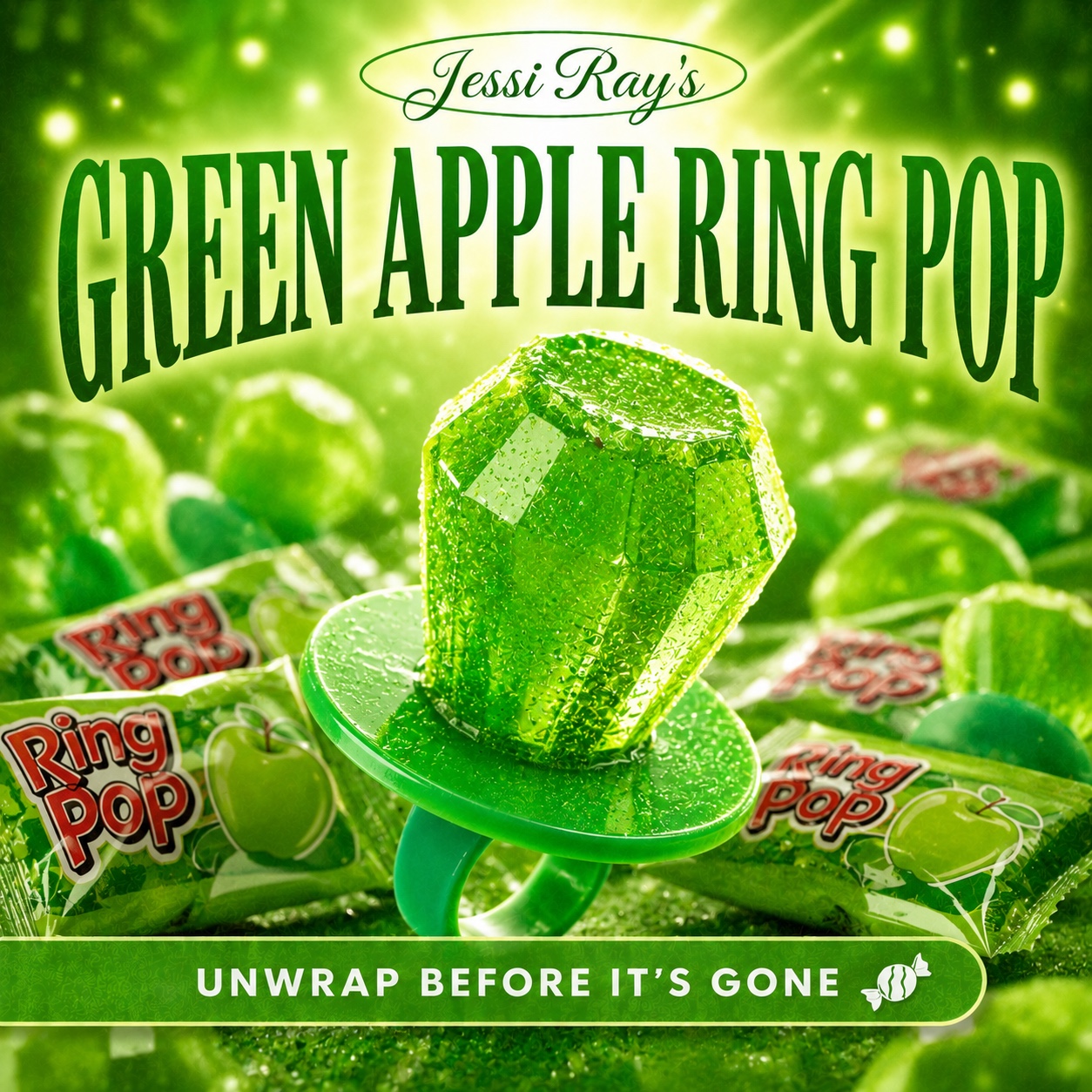 Jessi Ray’s Green Apple Ring Pop