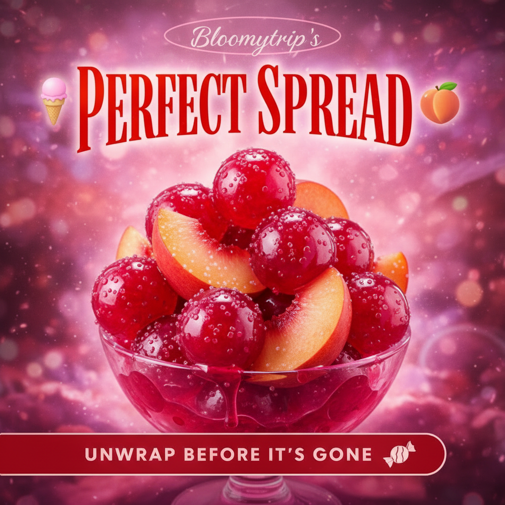 Bloomytrip’s Perfect Spread 🍦🍑