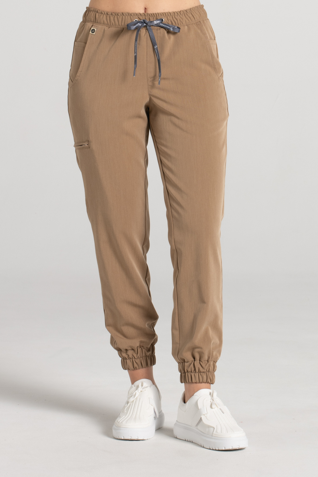 Spodnie medyczne joggery damskie Merit - Caramel