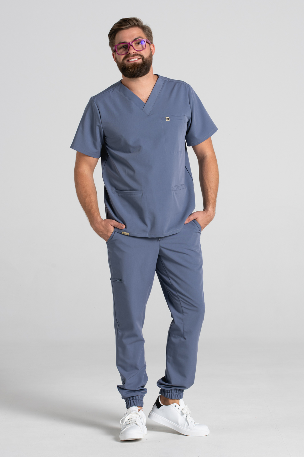 Bluza medyczna męska Sokrates - Pacific blue