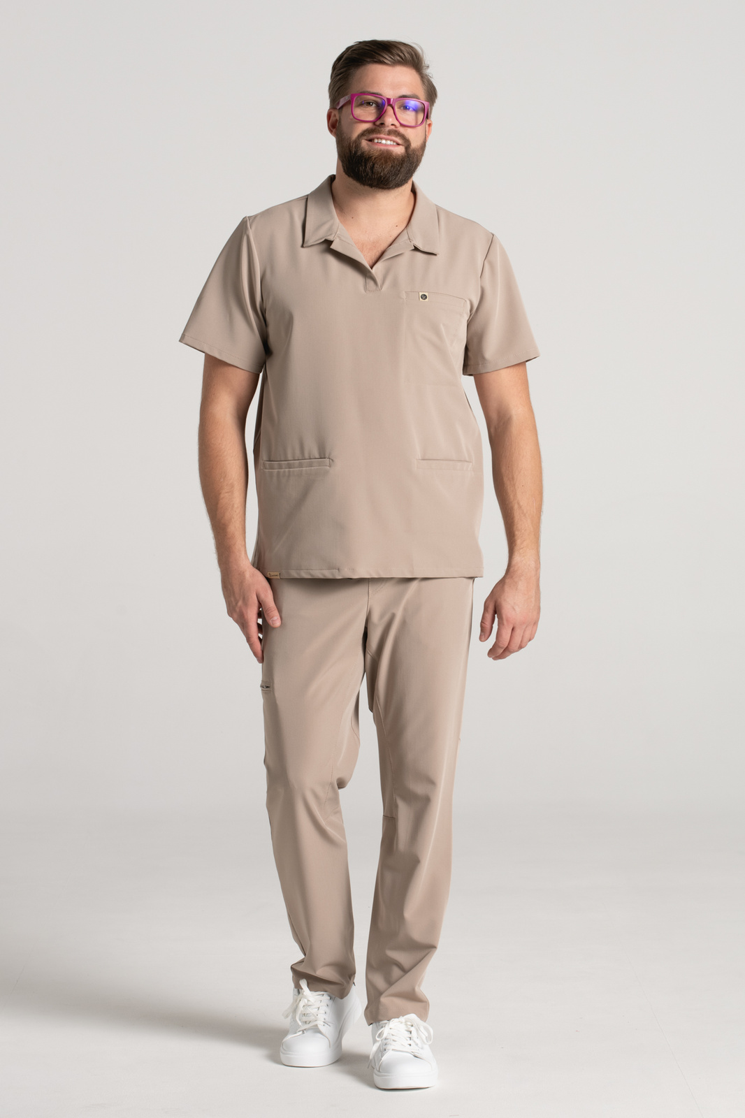 Bluza medyczna męska typu polo Hipokrates
