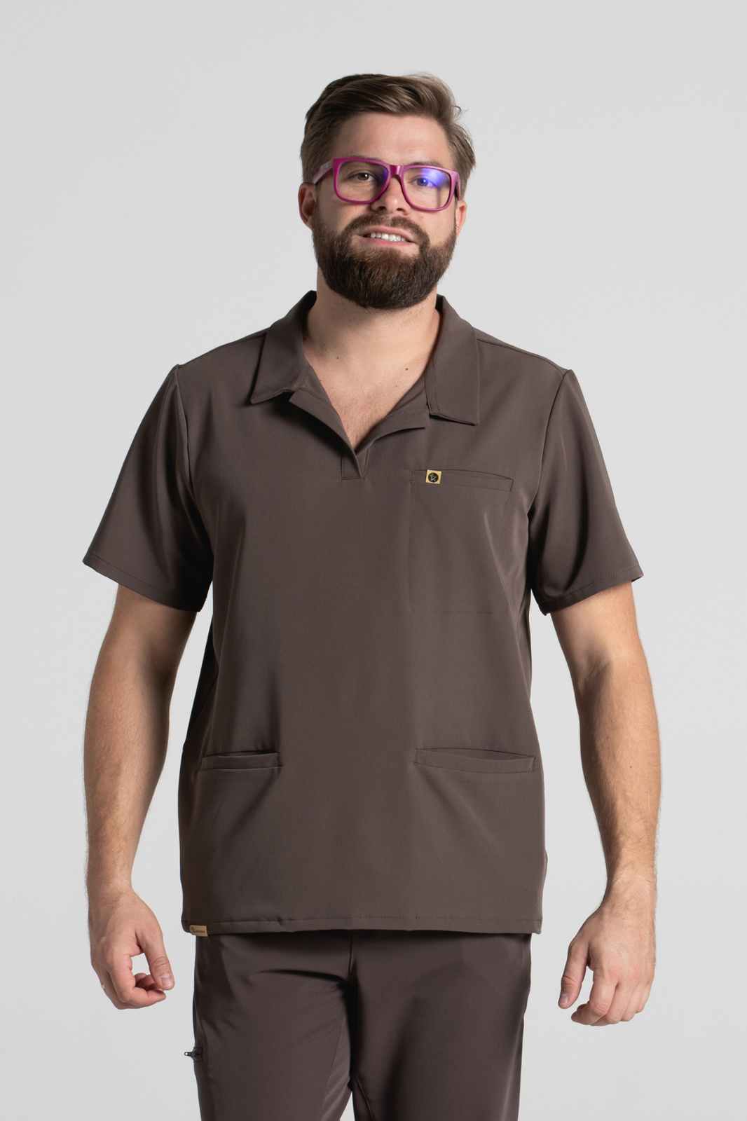 Bluza medyczna męska typu polo Hipokrates