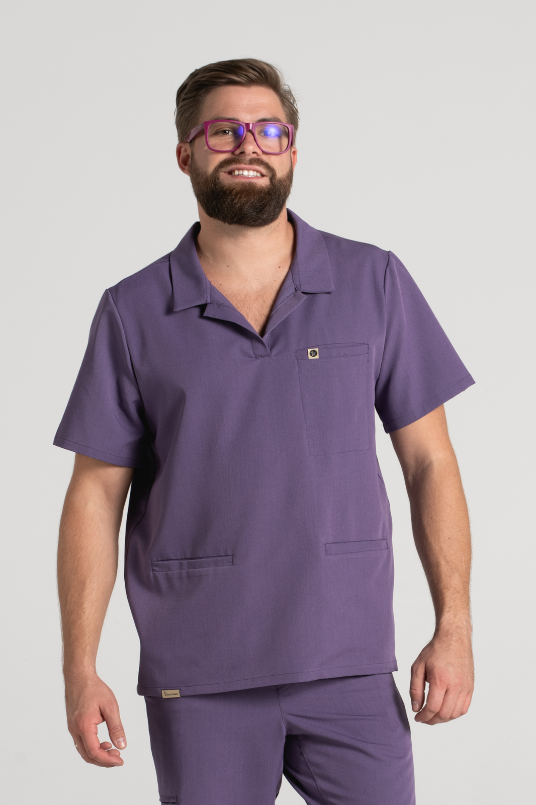 Bluza medyczna męska typu polo Hipokrates