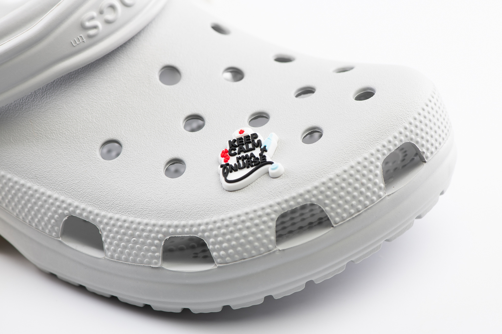 Crocs charm - virus - Keep calm ima nurse