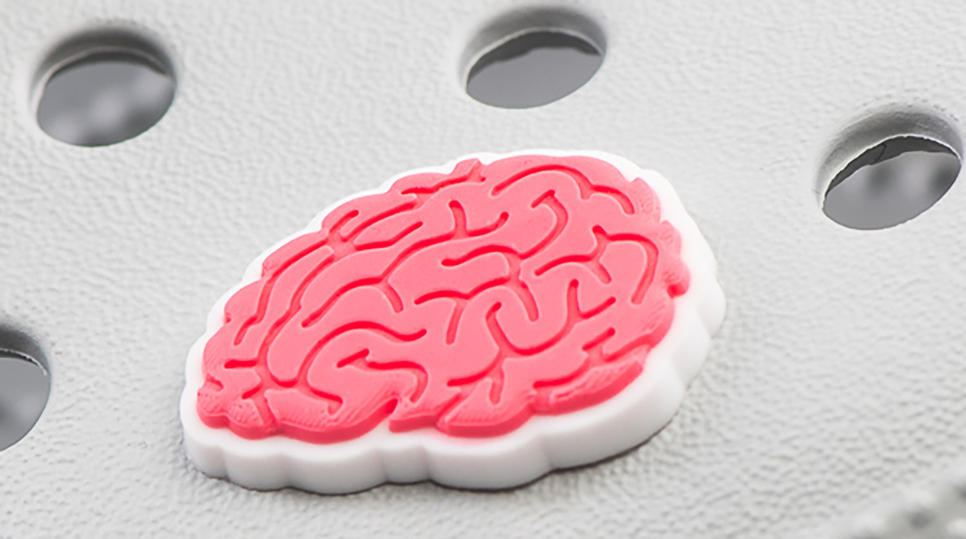 Crocs charm - virus - Brain