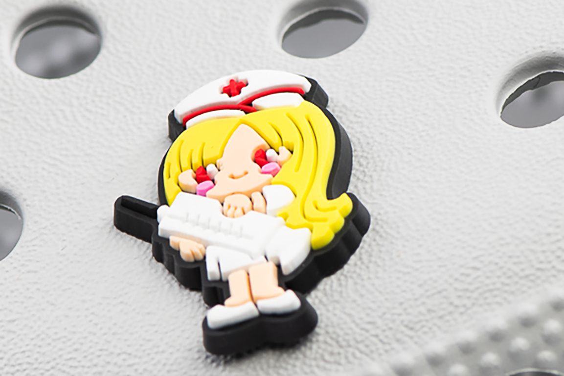 Crocs charm - virus - Cute nurse