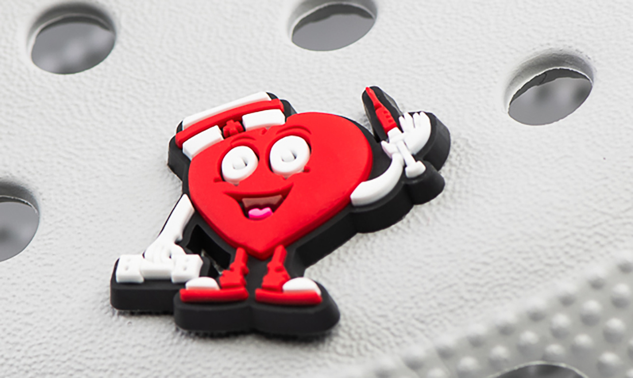 Crocs charm - virus - Doctor heart