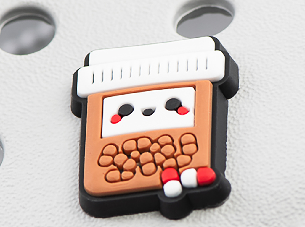 Crocs charm - virus - Happy pills box