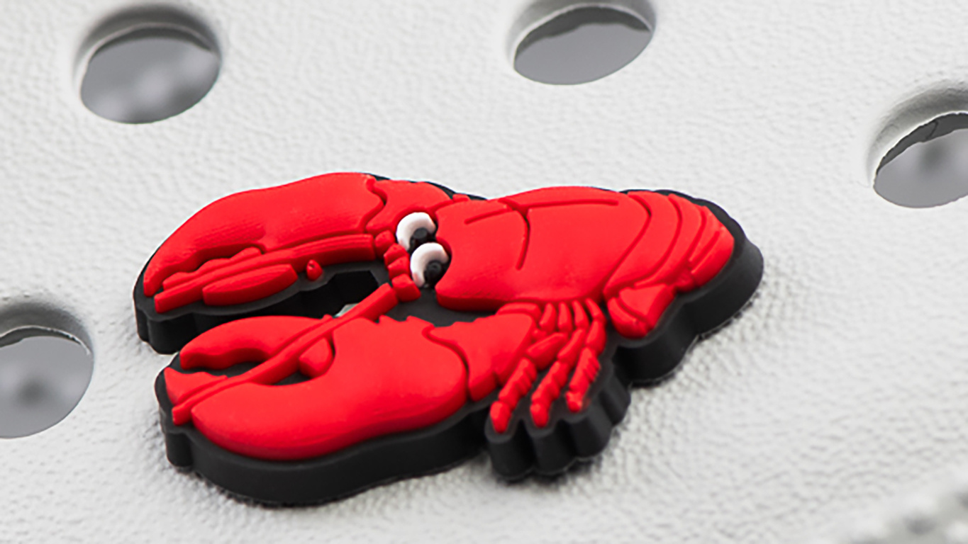 Crocs charm - virus - Lobster