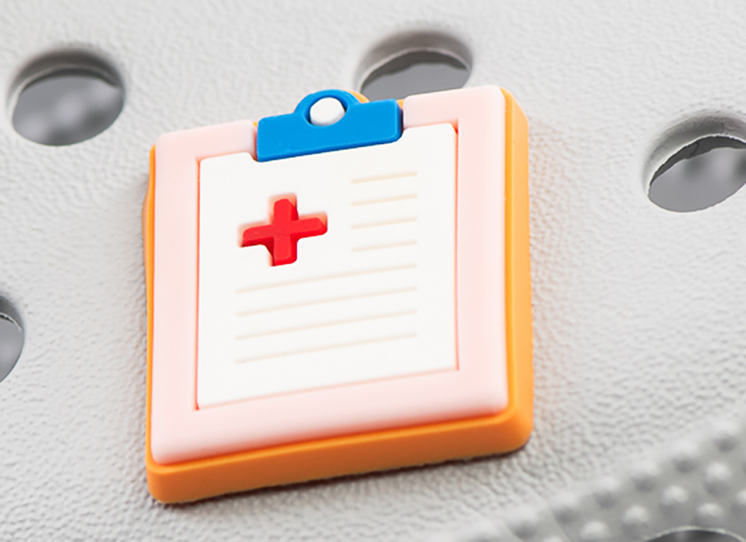 Crocs charm - virus - Notepad