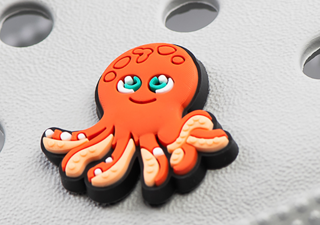 Crocs charm - virus - Octopus