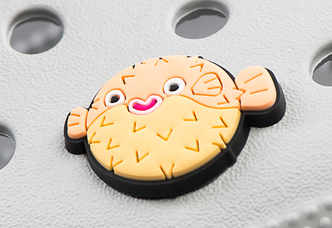 Crocs charm - virus - Pufferfish