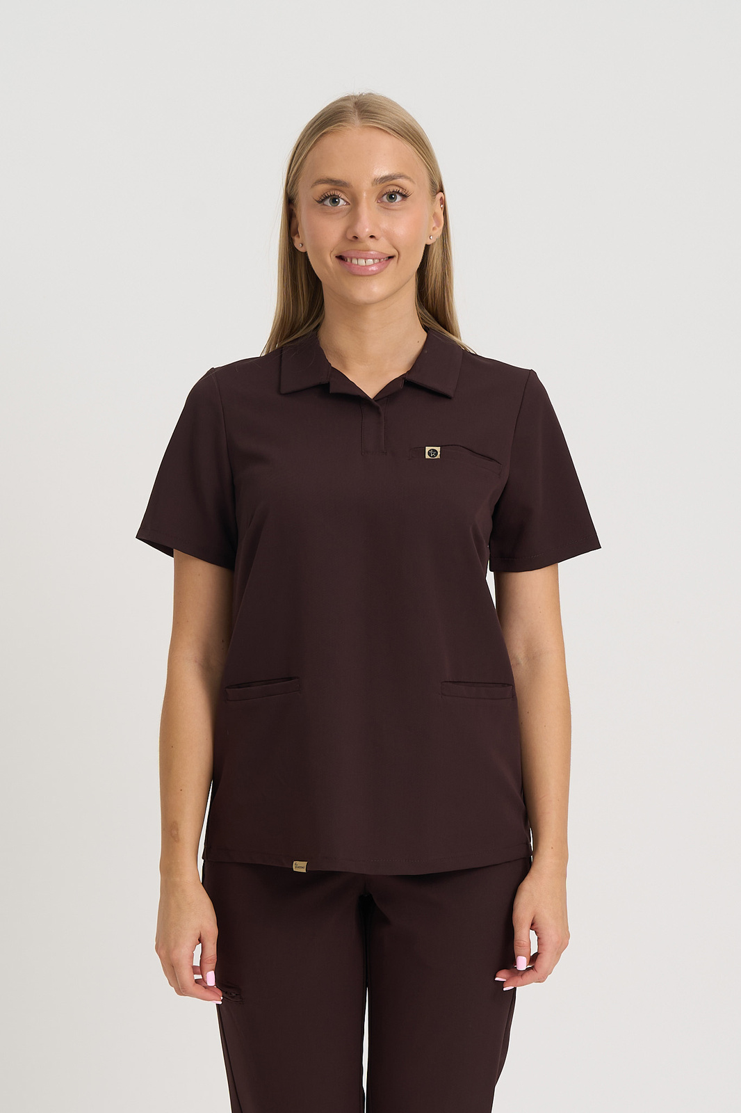 Bluza medyczna damska typu polo Rita
