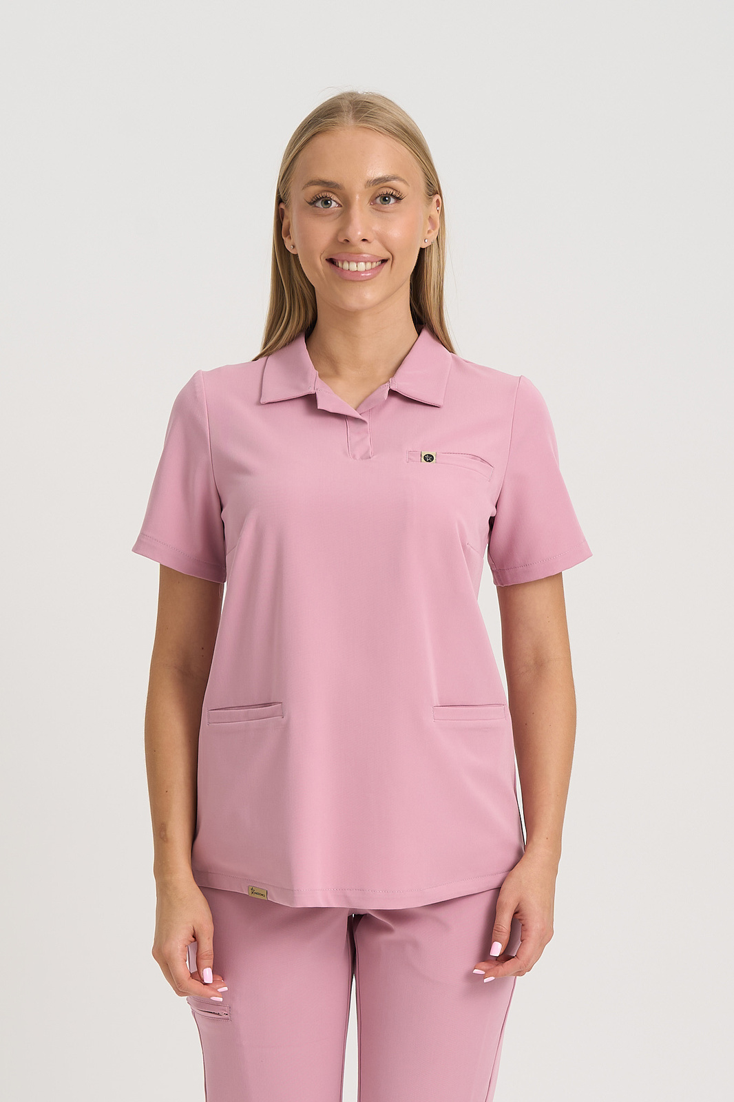 Bluza medyczna damska typu polo Rita