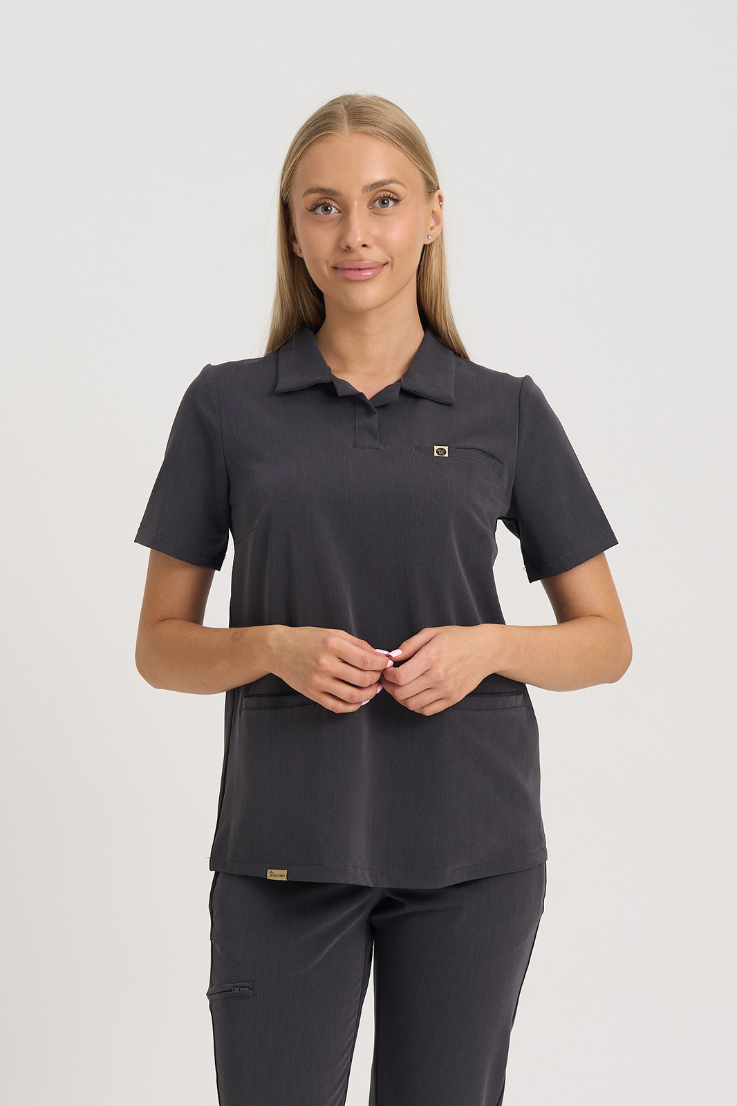 Bluza medyczna damska typu polo Rita