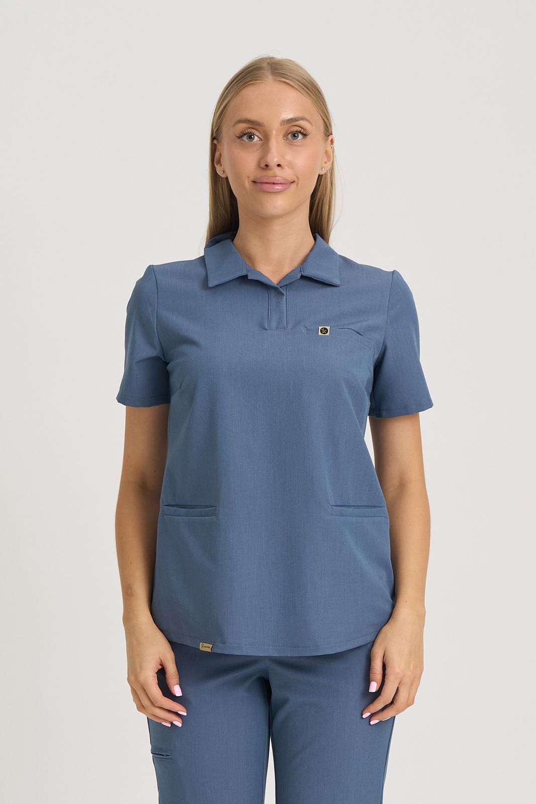 Bluza medyczna damska typu polo Rita