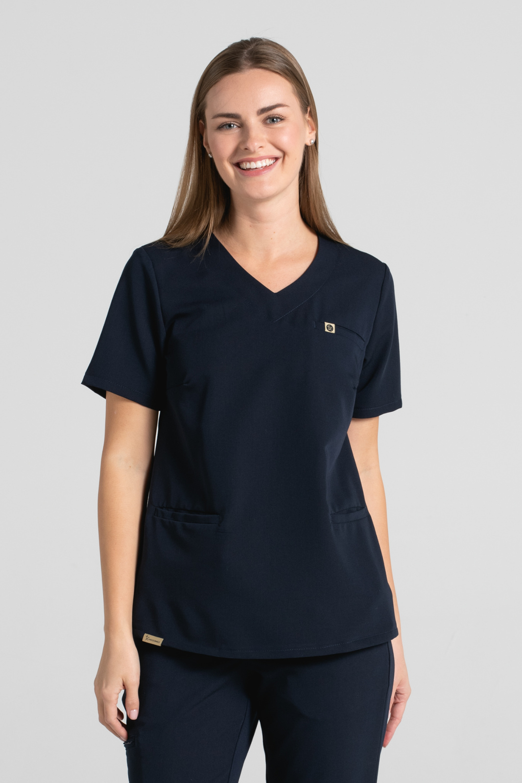 Bluza medyczna damska Merit - Dark navy