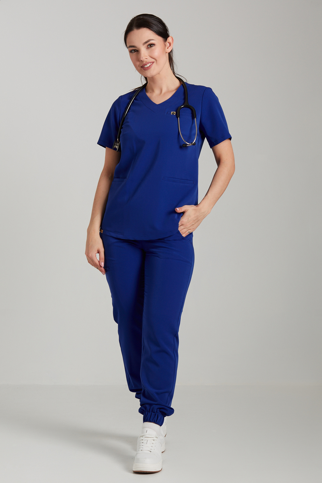 Bluza medyczna damska Merit - Royal blue