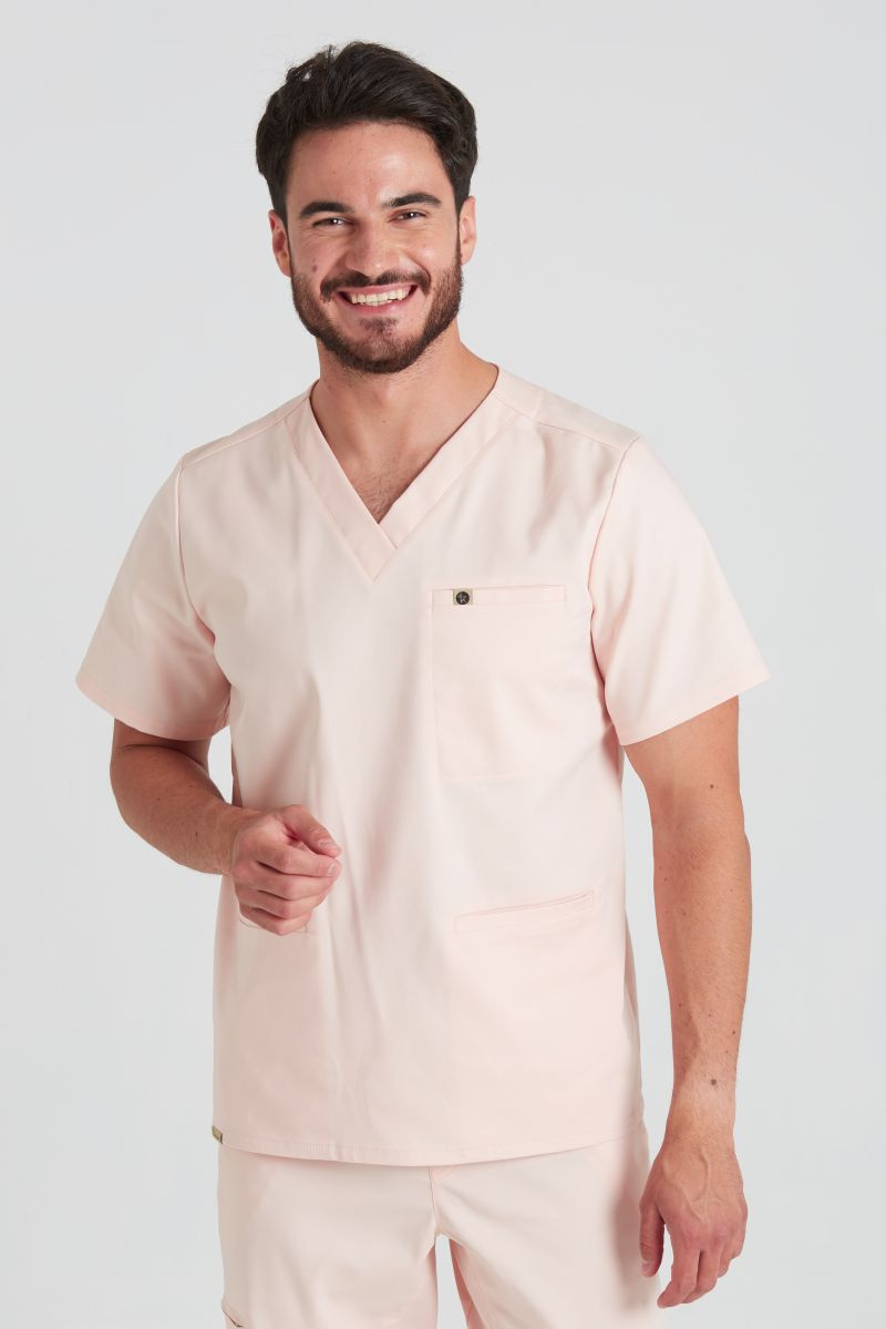 Bluza medyczna męska Sokrates - Salmon