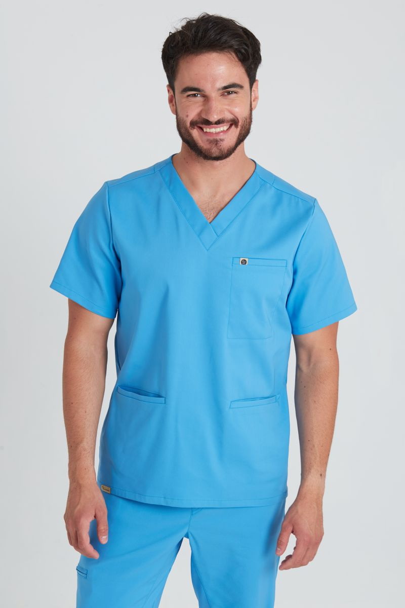 Bluza medyczna męska Sokrates - Azure blue
