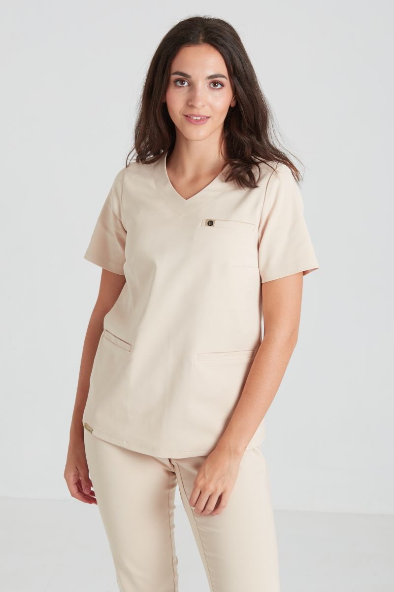 Bluza medyczna damska Merit - Sahara