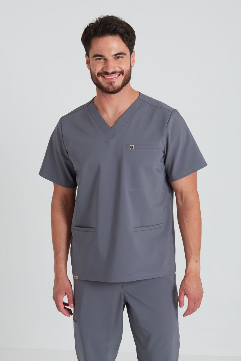 Bluza medyczna męska Sokrates - Shadow grey