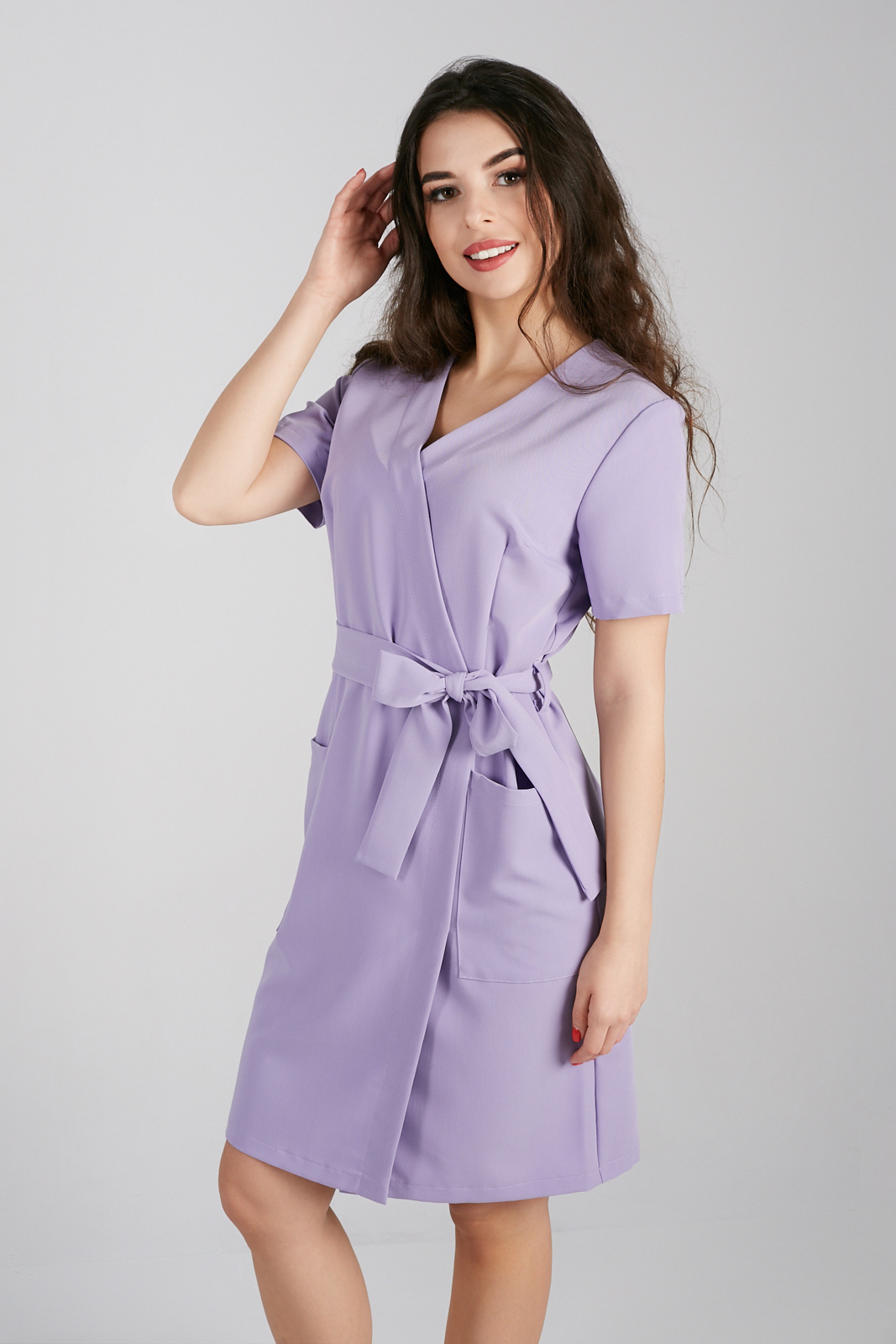 Sukienka medyczna damska - Lilac dream