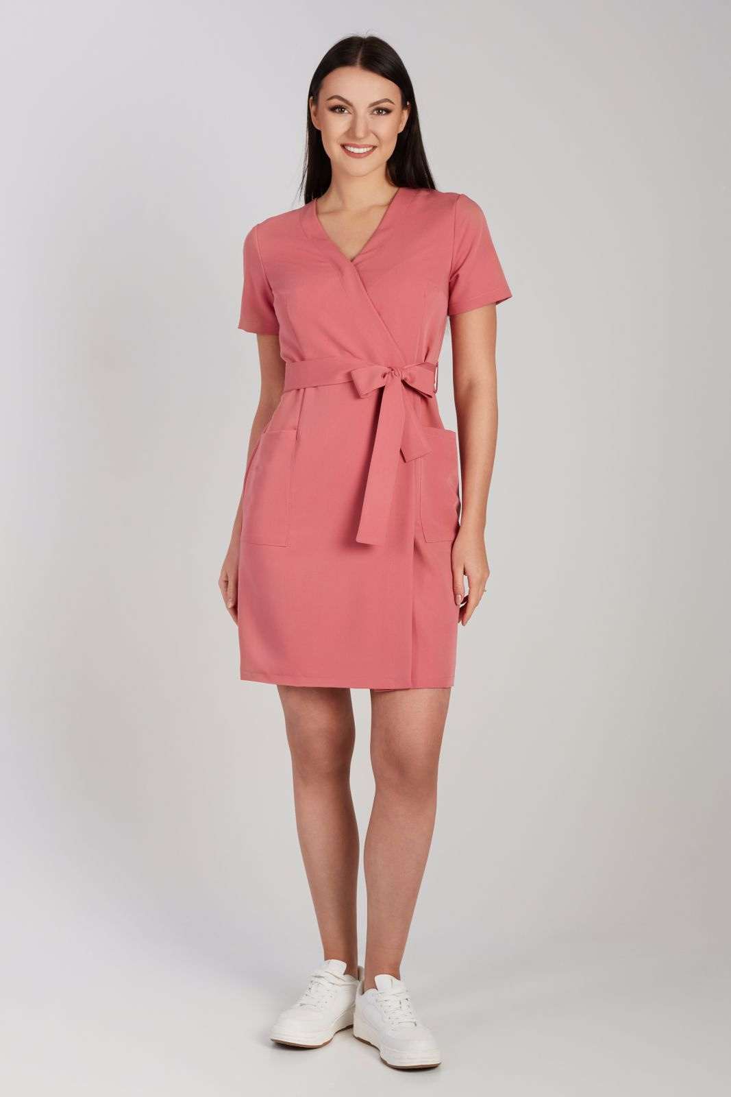Sukienka medyczna damska - Raspberry pink