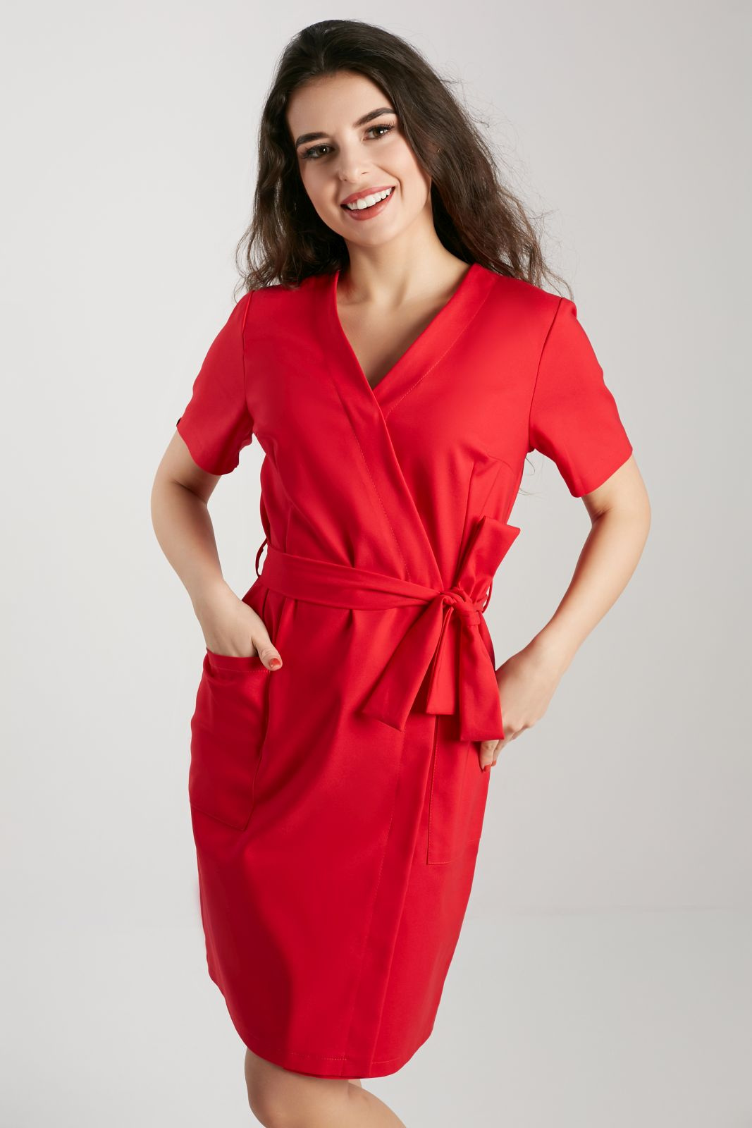 Sukienka medyczna damska - Bold red