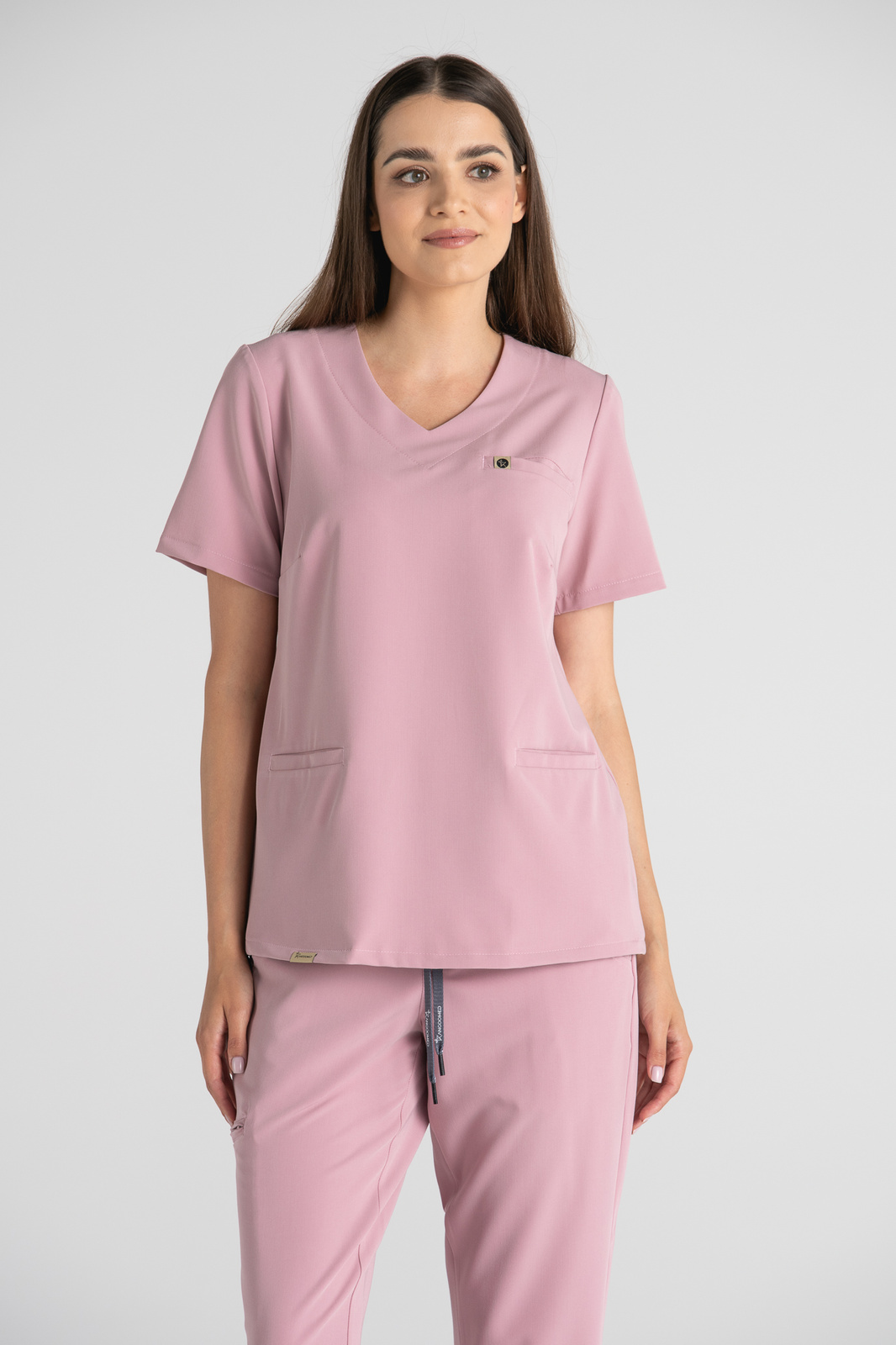 Bluza medyczna damska Merit - Blush pink