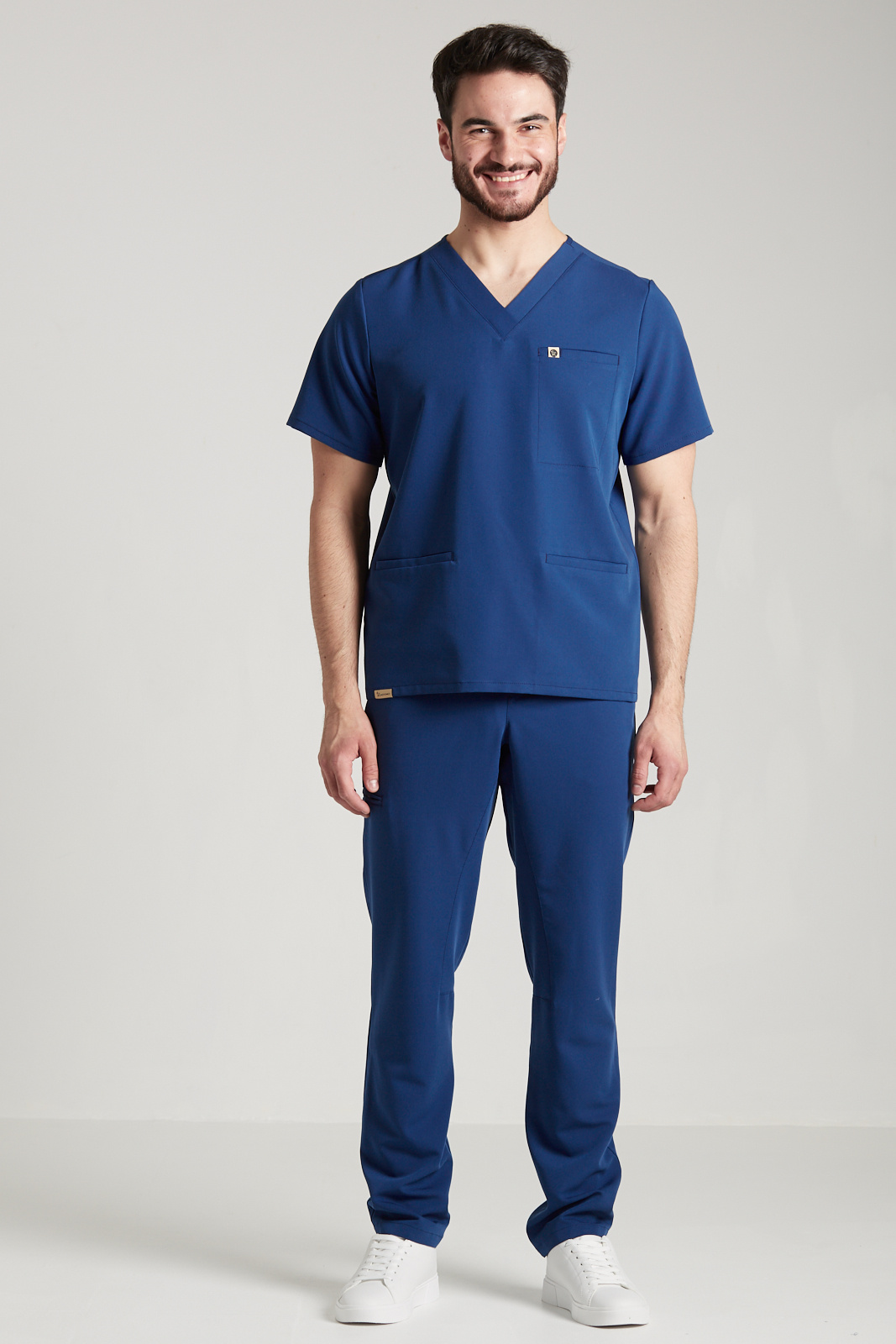 Bluza medyczna męska Sokrates - Dark denim