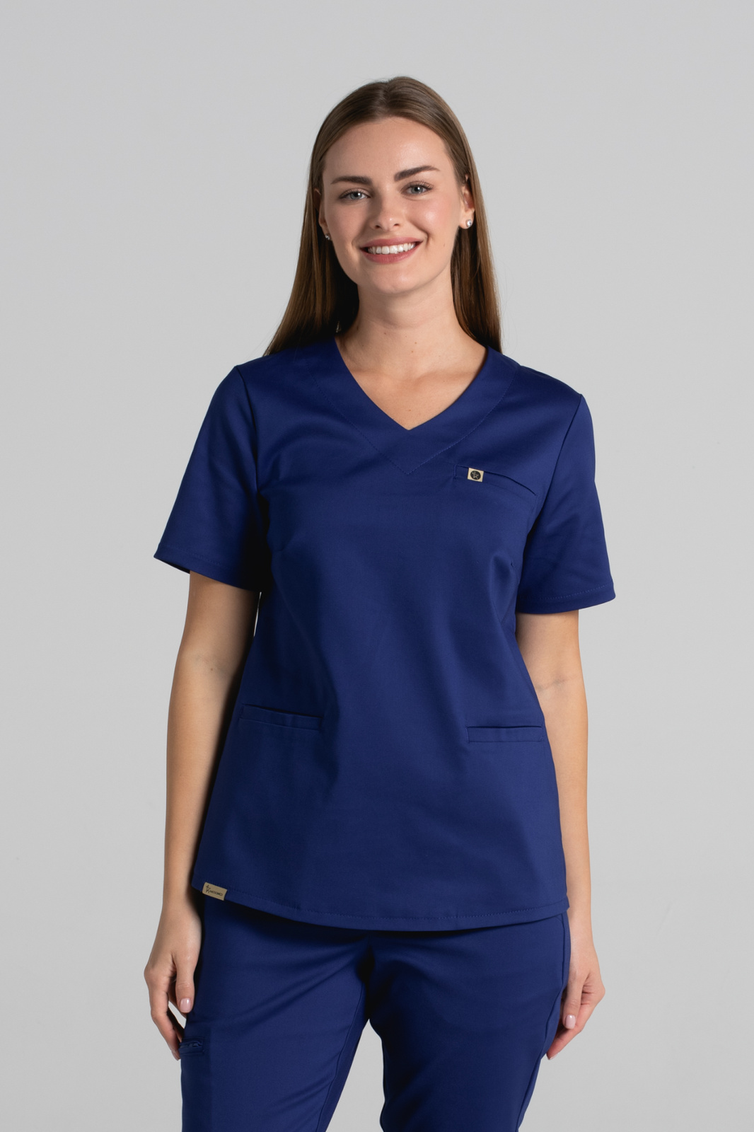 Bluza medyczna damska Merit - Astro blue